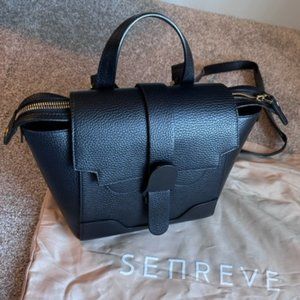 Senreve Mini Maestra in Black Dolce Italian Leather- EXCELLENT CONDITION!
